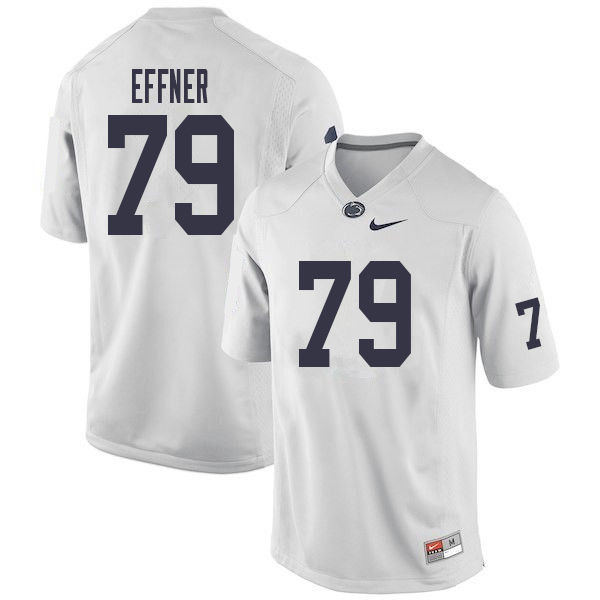 Men #79 Bryce Effner Penn State Nittany Lions College Football Jerseys Sale-White - Click Image to Close